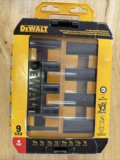 (RI4) DEWALT DWAFSFSET9 3/8" DRIVE DEEP IMPACT SOCKET SET SAE 9pc Set