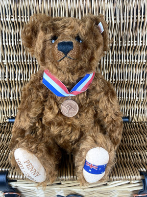 Steiff 2001 Australien ''Penny'' The Federation Teddybär Ltd Ed. 35cm EAN:675546