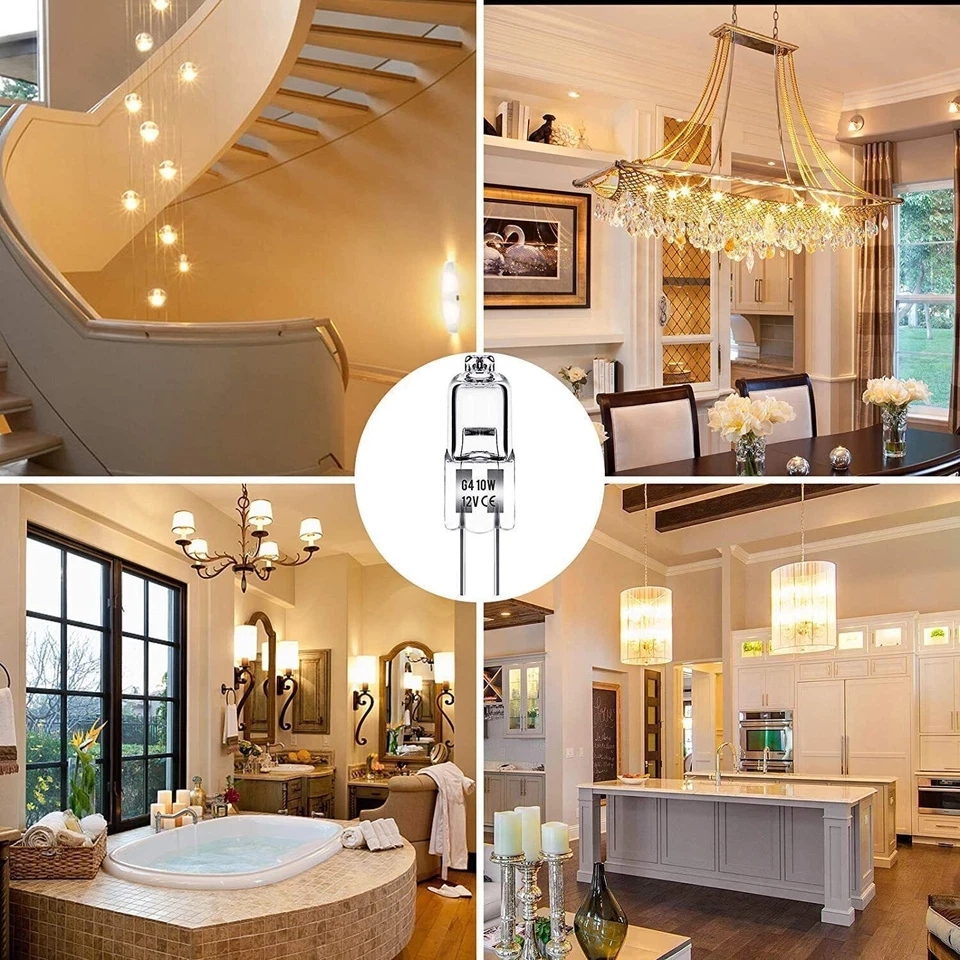 1-100x G4 5W 10W 20W Warmweiß Halogen Lampe Stiftsockellampe Birne Dimmbar 12V - Bild 4 von 4