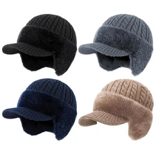 Cold-proof Ear Protection Knitted Hat Fully Cover The Head And Ears For Winter