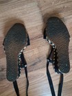 UGG Black Suede Amelie Wedge Sandals — photo 4