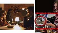 Sophie Nelisse signed "HEATED RIVALRY" 8x10 Photo f EX PROOF Hudson Williams COA