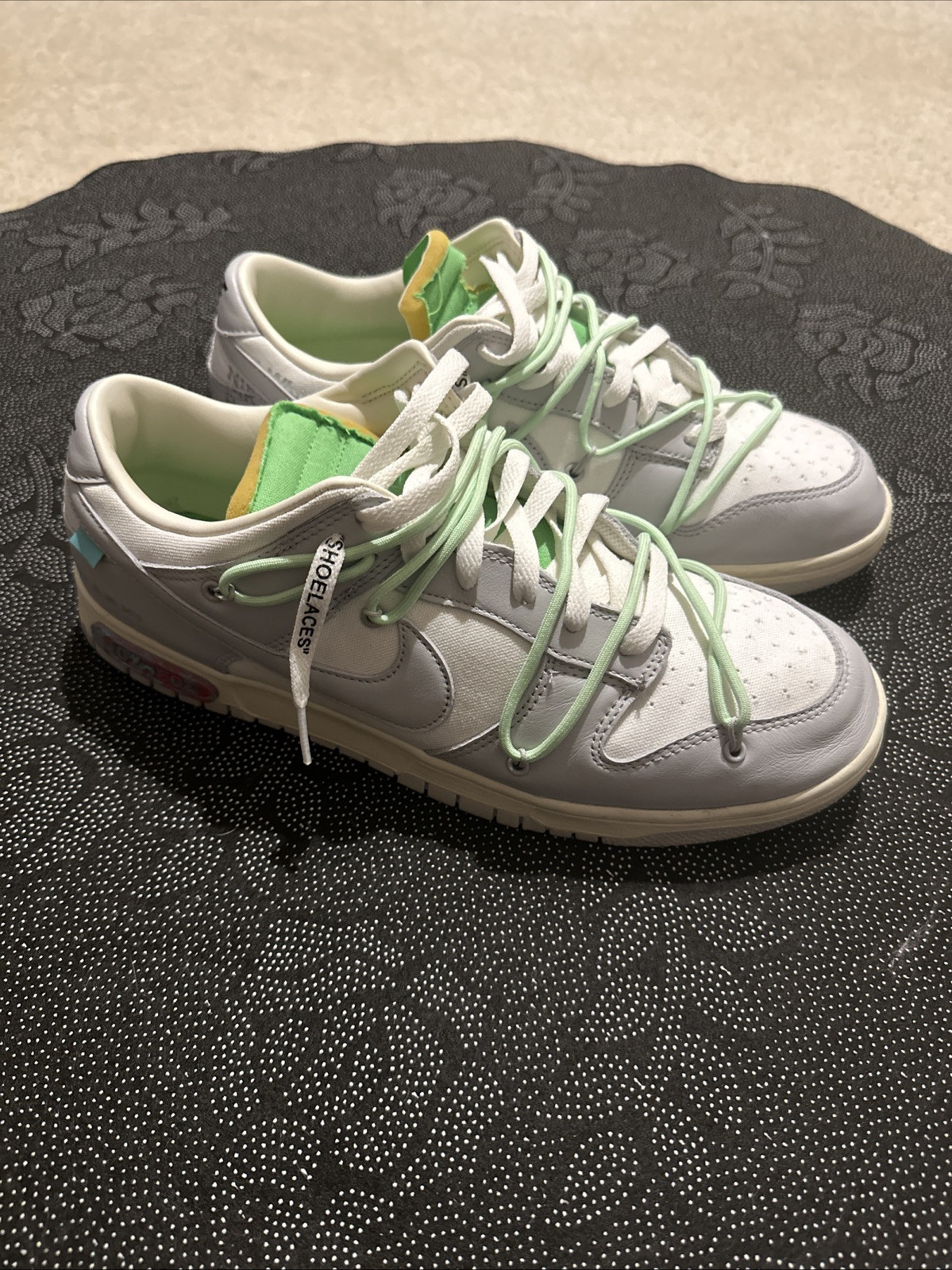 OFF WHITE X NIKE Taglia 13 Nike Off White x Dunk Low 07 di 50