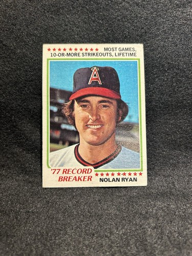Nolan Ryan 1978 Topps - Record Breaker #6 Angels