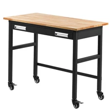 Uimoso 48-inch Workbench 1500 lbs Capacity Wood Top Work Table with Drawer