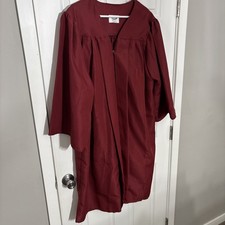 JOSTENS Graduation Gown SZ 5'1 -5 3 . Maroon