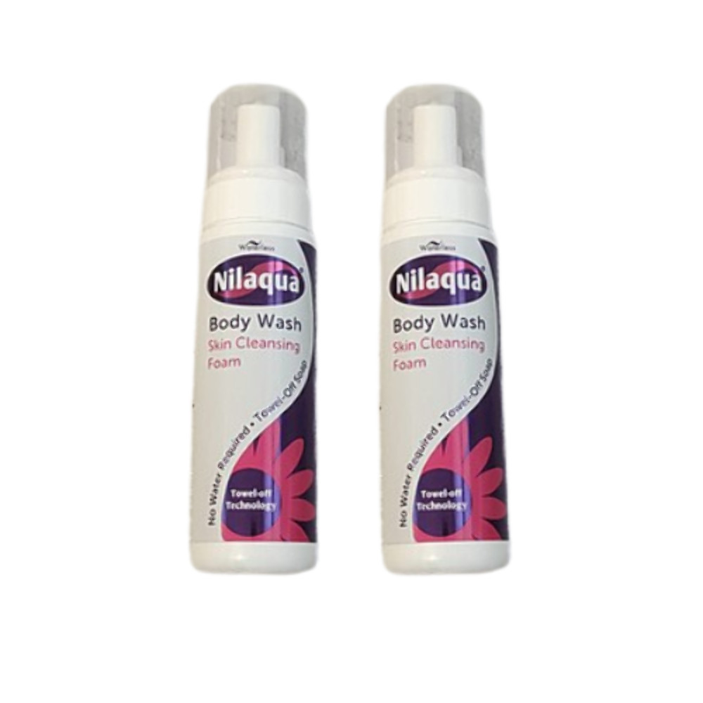 Nilaqua Body Wash Skin Cleansing Foam – 2 × 200 ml (Pack of 2)