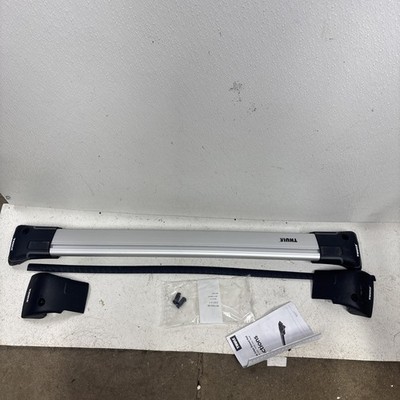 Thule 7501 Aeroblade Edge Raised Rail Roof Bar Rack Incomplete See Pictures #2X1