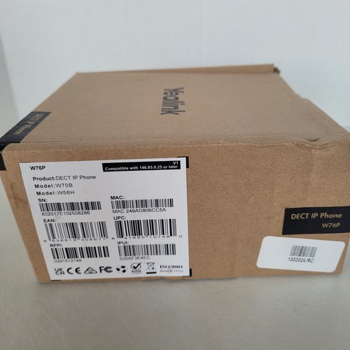 Yealink W76P IP DECT Phone Bundle W56H with W70B Base VOIP Telephone Internet - Afbeelding 4 van 24