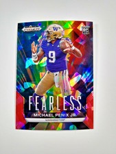2024 Panini Prizm Draft Picks Fearless Red Ice Michael Penix JR. #F-MPJ RC