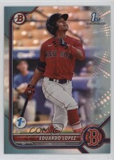 2022 Bowman 1st Edition Sky Blue Foil Eduardo Lopez #BPPF-134 6tw