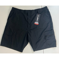 Preppy Wrangler ATG Highland Quick Dry Cargo Shorts Black Size 44 10" Inseam NWT