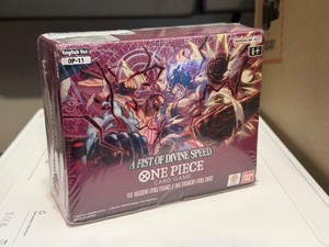 op 11 booster box english One Piece TCG - A Fist of Divine Speed {OP-11} new theme SWORD featuring a host of powerful characters OP-11 Booster Box Pre Release