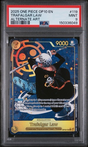 Trafalgar Law (Parallel) graded PSA 9 for sale on eBay