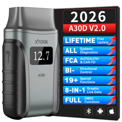 2026 XTOOL A30D Profi OBD2 Diagnosegerät Bl Bidirectional Scanner ALLE System