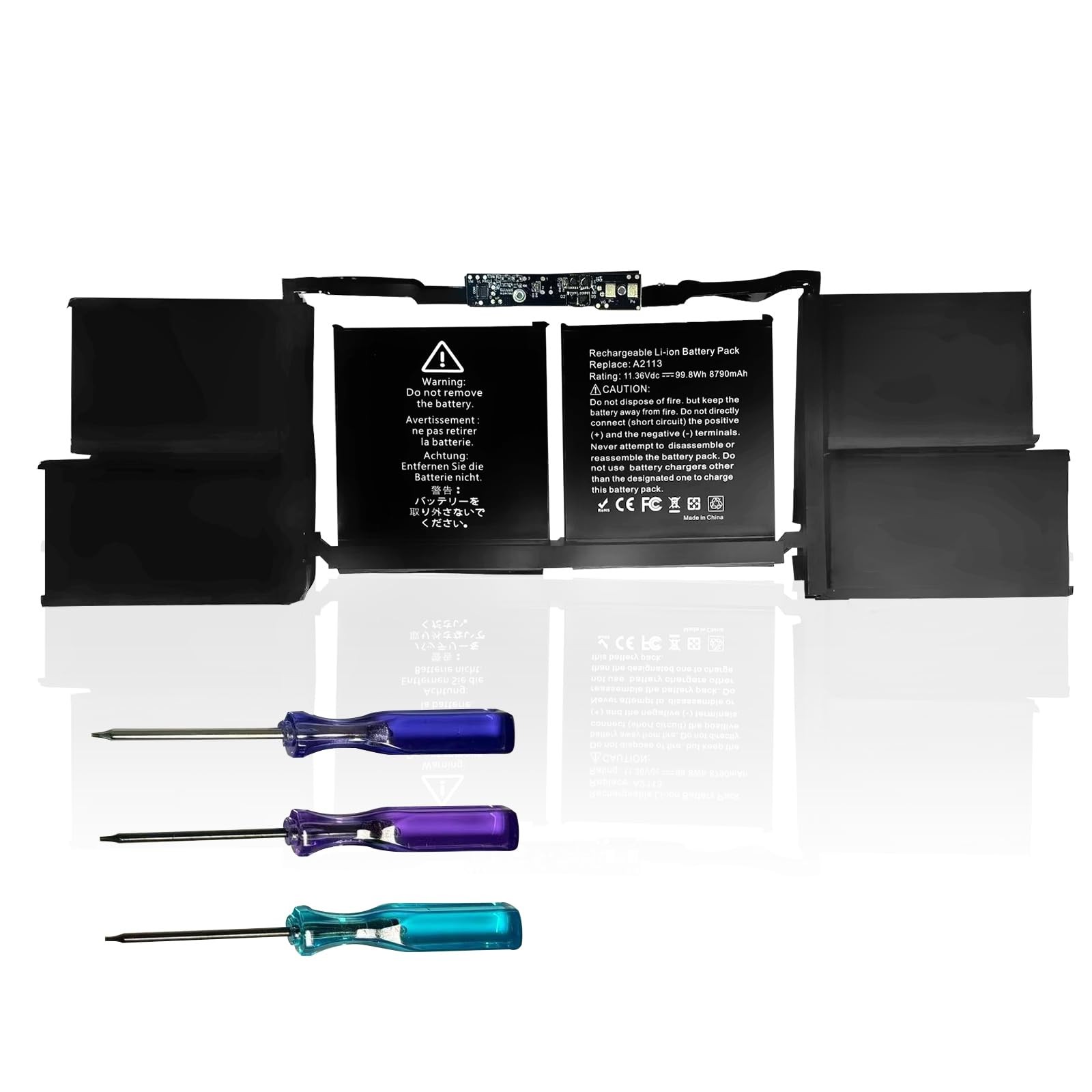 Sostituzione Batteria MacBook Pro 16 A2113 8790mAh A2141 Alta Qualità
