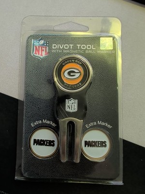 Team Golf NFL Green Bay Packers Divot Tool 3 Golf Ball Markers Set