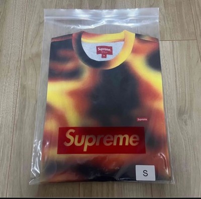 Ssize supreme small box tee flames | eBay 
