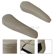 Driver Passenger Leather Seat Armrest Covers Tan 2005-2010 For Toyota Sienna