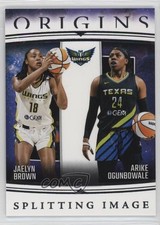 2024 Origins WNBA Splitting Image Jaelyn Brown Arike Ogunbowale Rookie RC 1as0