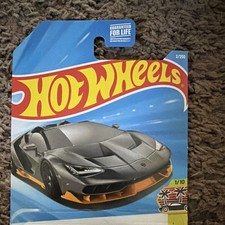 Hot Wheels Lamborghini Centenario Roadster 1:64 Gray/Orange Diecast Car Unopene…