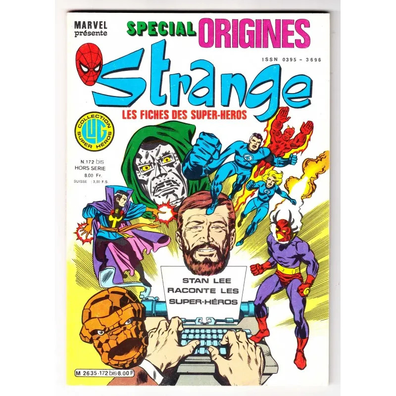 Strange Spécial Origines N° 172 Bis + Fiches - Comics Marvel