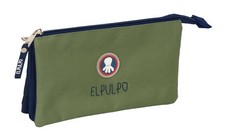 Safta EL OCTOPO   Triple Pencil Case, Children's Pencil Case, Ideal for Children