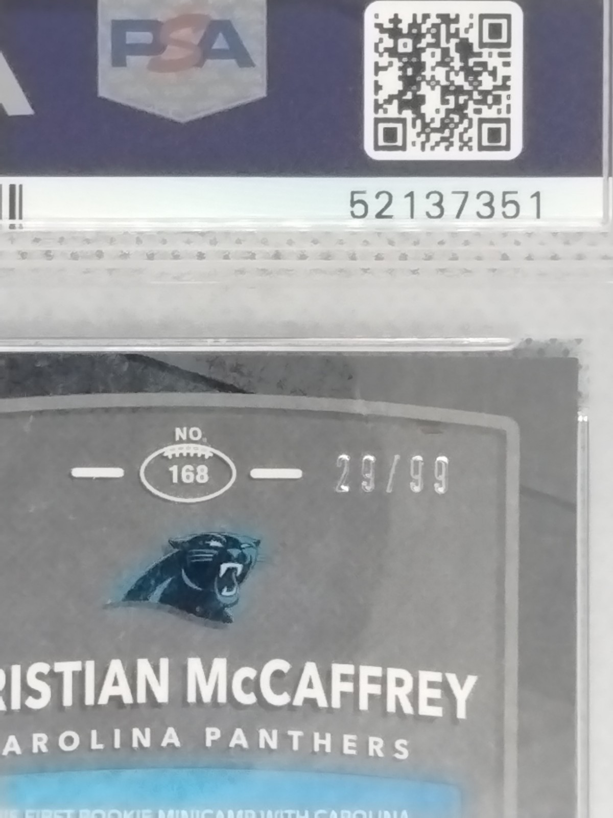 🔥2017 Panini Donruss Optic Christian McCafferty Autograph Hollow PSA 9 RC🔥/99 view 3