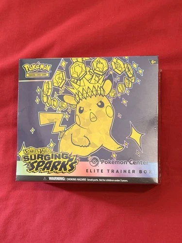 Pokemon Surging Sparks - Pokemon Center Elite Trainer Box ETB - New & Sealed