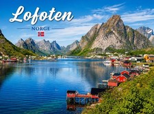 K&uuml;hlschrankmagnet Lofoten Norwegen Magnet | HDR Postkarten Motiv Hafen  Souvenir