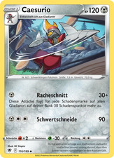 Caesurio / Pokémon Karte / Deutsch / Astralglanz / Nonholo