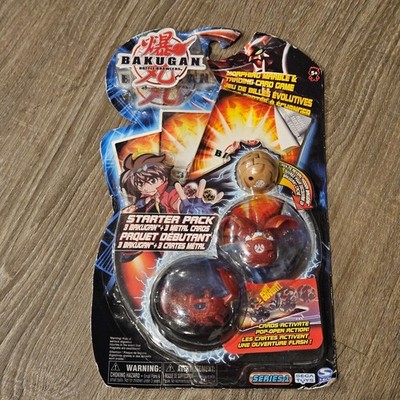 2007 Bakugan Battle Brawlers Series 1 B1 Starter Pack 3 Figures Sealed Vintage