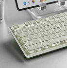 EWEADN F98 Wired Keyboard with Smart Display & Knob,98 Keys Aesthetic Compute...