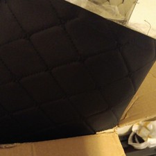 Faux Leather Foam Fabric Diamond Quilted Auto Headliner Upholstery, Sold by Yard