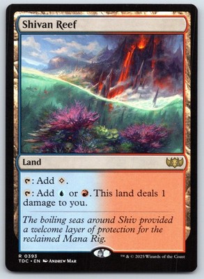 Shivan Reef - Commander: Tarkir: Dragonstorm - MTG - Near Mint