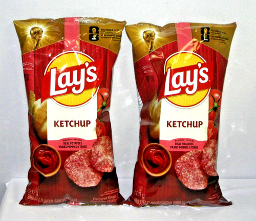 Lay’s Ketchup Potato Chips, 220g 2 Pack