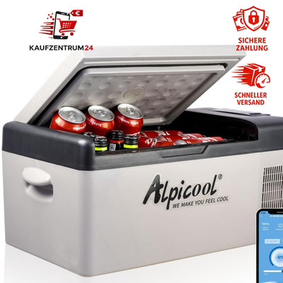 Kühlbox Kompressor 15L 12V Tragbar für Auto Lkw Boot RV mit USB Anschluss
