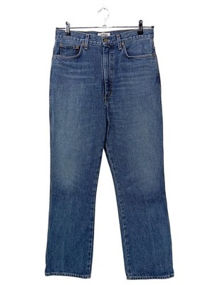 AGOLDE High Waist Jeans Damen Jeans Gr. DE 40 blau Casual-Look
