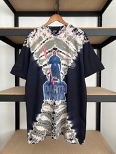 Vintage 90s Star Wars Darth Maul Movie Tie Dye T-shirt Sz L