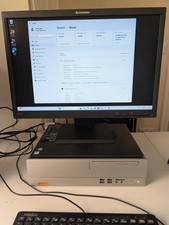 Lenovo PC & 22" Monitor - Intel i3-7100 (3.9ghz) 16gb RAM 1TB HDD - Whole System
