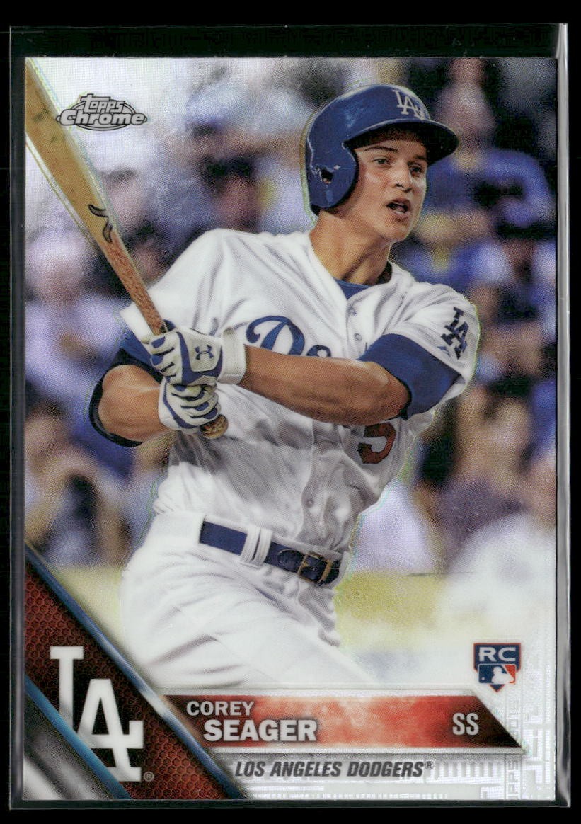 2016 Topps Chrome #150 Corey Seager Refractor RC Rookie