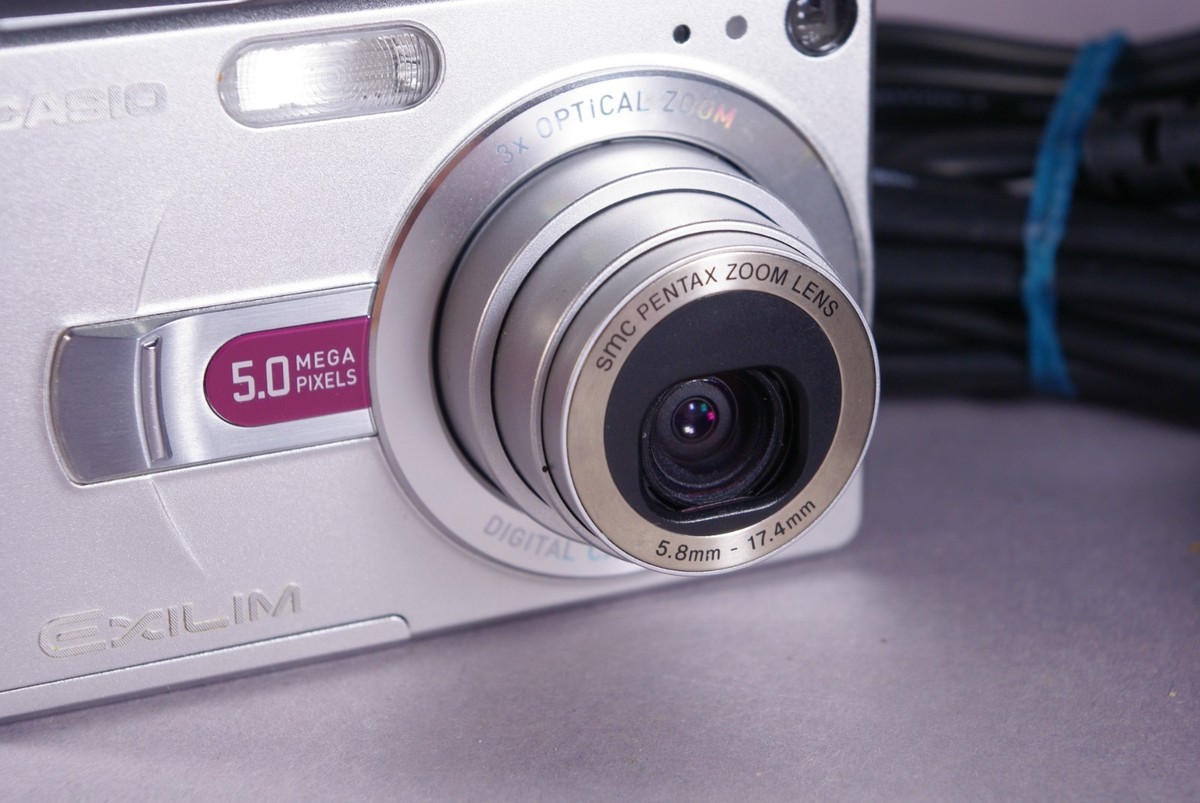 Casio EXILIM EX-Z50 5.0MP Digital Camera - Silver for sale