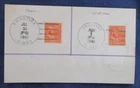 1940 Swastika New Mexico Last Day & Brilliant New Mexico First Day Cancel Card