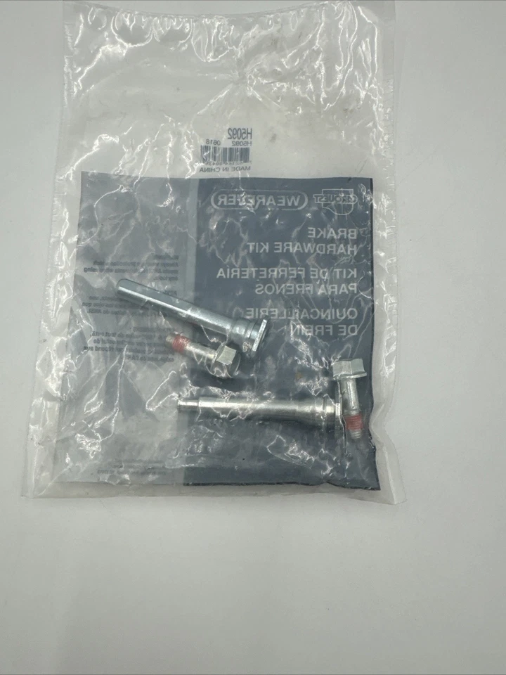 Kit de pasador guía de pinza de freno de disco Carquest Wearever: H5092 Foto 4 de 4