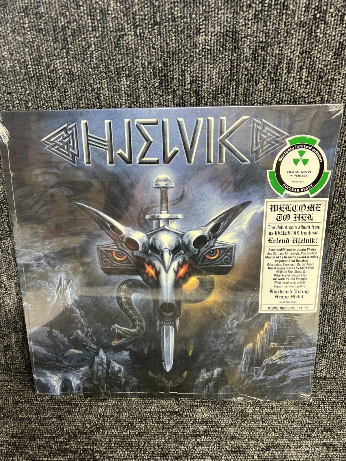 Welcome to Hel by Hjelvik (Record, 2020) New Sealed Freepost In Uk  Vinyl Lp