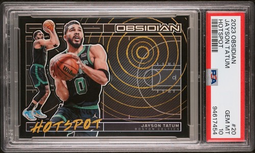 2023-24 Obsidian Basketball Jayson Tatum #20 Hotspot /99 PSA 10