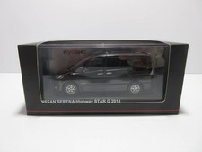 Mini car 1/43 Kyosho Nissan Serena Highway Star G 2014 Diamond Black model car