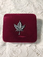 Canadian Silver Maple Leaf - Coin Box - burgundy -BOX ONLY