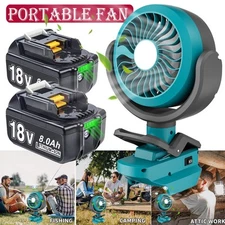 Cordless Jobsite Fan For Makita 18V LXT Li-ion Battery Camping Fan Portable NEW