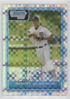 2006 Bowman Chrome Prospects X-Fractor 11/250 Brent Dlugach #BC203 0b5